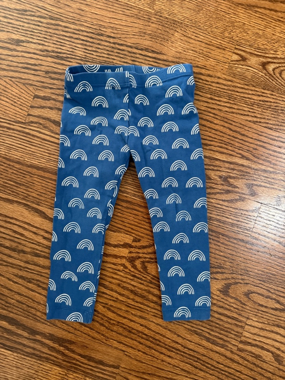 Tea Collection Kids Navy Blue Rainbow Print Leggings